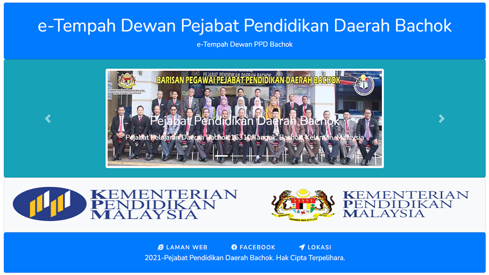Sistem Tempahan Dewan PPD thumbnail